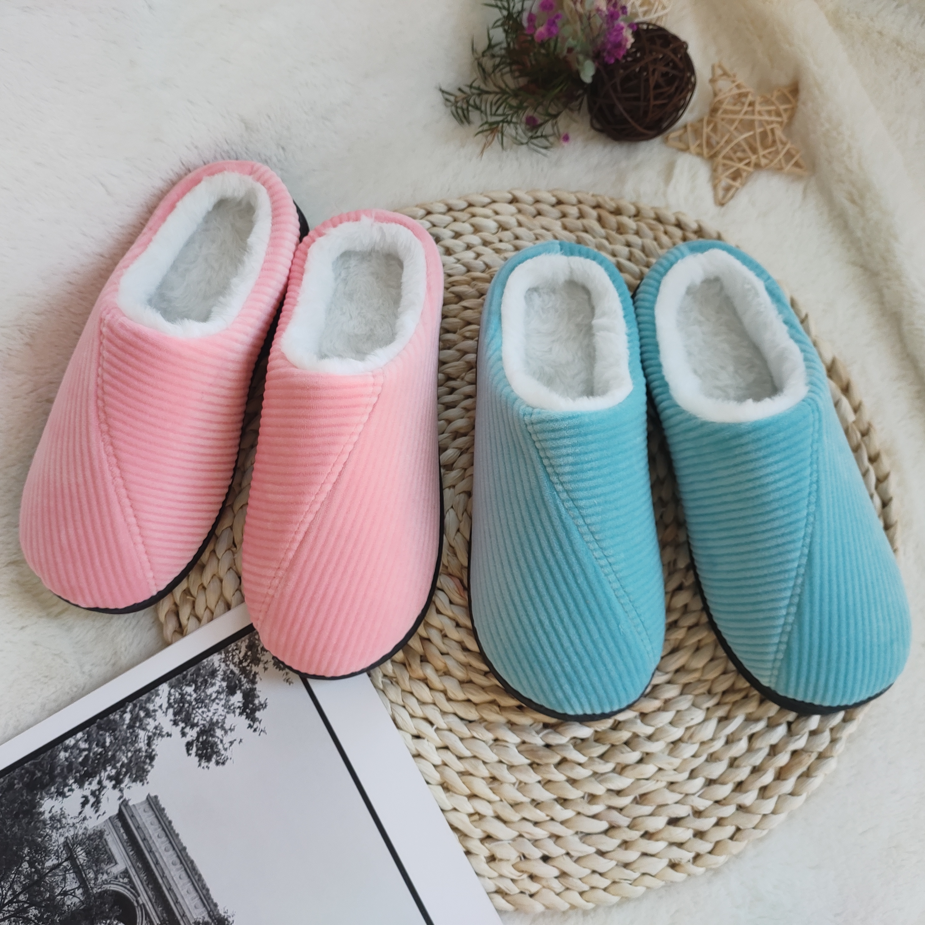 Wholesale slippers women quality comfortable warm winter indoor soft slipper, Blue
Wholesale slippers women quality comfortable warm winter indoor soft slipper, Blue