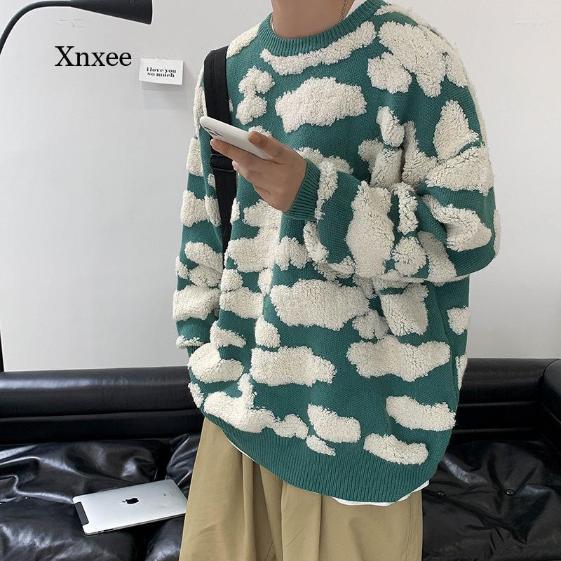 Men' Sweaters Cloud Pattern Men Autumn Loose Casual Couple Sweater Women Pullover Round Neck Thick Cotton Harajuku Knitted TopMen' Kenn22, My20 coffee
Men' Sweaters Cloud Pattern Men Autumn Loose Casual Couple Sweater Women Pullover Round Neck Thick Cotton Harajuku Knitted TopMen' Kenn22, My20 coffee
