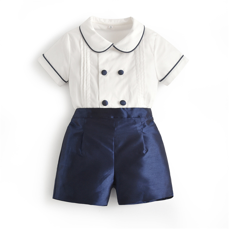 Toddler Boys Classic Bobby Suit Summer Baby Boutique Clothes Set Boy Spanish Vintage Outfits Eid 220507