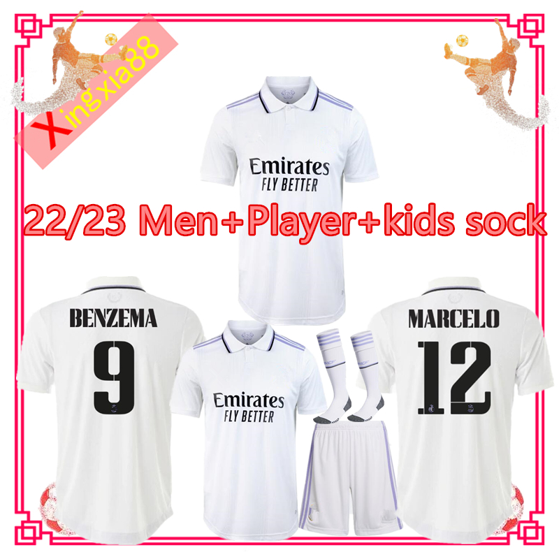 2022 2023 home away BENZEMA soccer jersey 22 23 football shirt VINI ALABA HAZARD ASENSIO MODRIC MARCELO fans player version men kids kit Sets 2021 2022 rEAL mADRIds
2022 2023 home away BENZEMA soccer jersey 22 23 football shirt VINI ALABA HAZARD ASENSIO MODRIC MARCELO fans player version men kids kit Sets 2021 2022 rEAL mADRIds