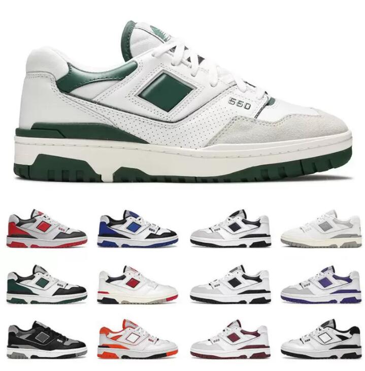 20Color 550 ASH Womens men running shoes UNC White Oak Leaf Green Cream Black Navy Sky Blue Varsity Gold Syracuse Burgundy Cyan Purple sneakers trainers 36-45