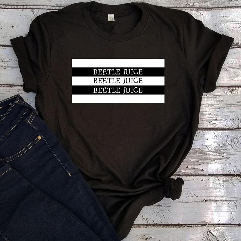 Women' T-Shirt Beetlejuice Women Shirts Aesthetic Clothes Plus Size Classic Movie Tops For Fashion Cartoon Tshirts, Sk7673-f6