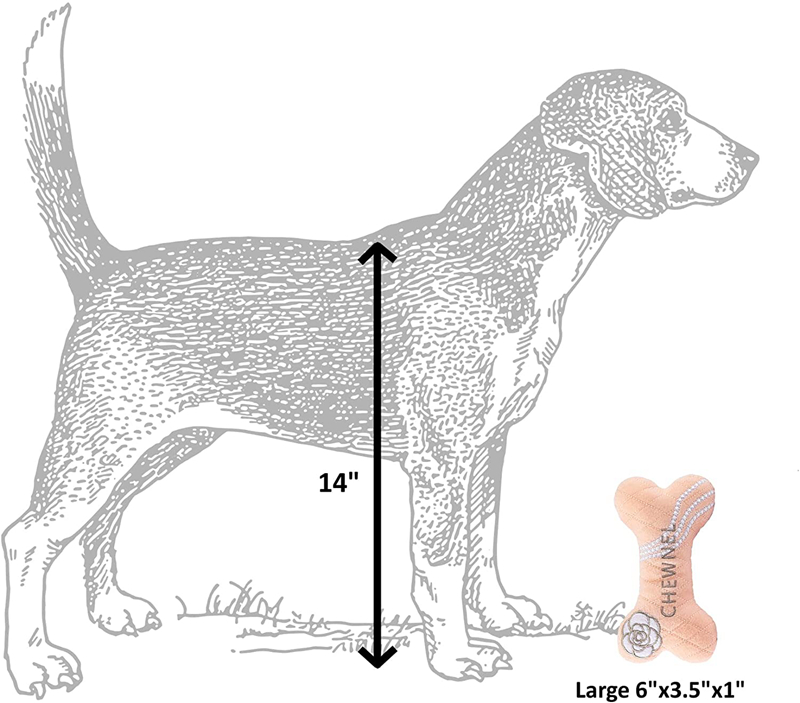 Designer Hound Collection Unique Squeaky Plush Dog Toys Bone Passion Fashion (Accessories) for Puppies Small Dogs Party Photography H23