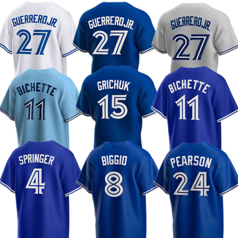 Toronto 27 Vladimir Guerrero Jr. Baseball Jersey 11 Bo Bichette Cavan Biggio Hyun-Jin Ryu Yamaguchi Randal Grichuk Drury Hernandez Jansen, Men's color 1
Toronto 27 Vladimir Guerrero Jr. Baseball Jersey 11 Bo Bichette Cavan Biggio Hyun-Jin Ryu Yamaguchi Randal Grichuk Drury Hernandez Jansen, Men's color 1