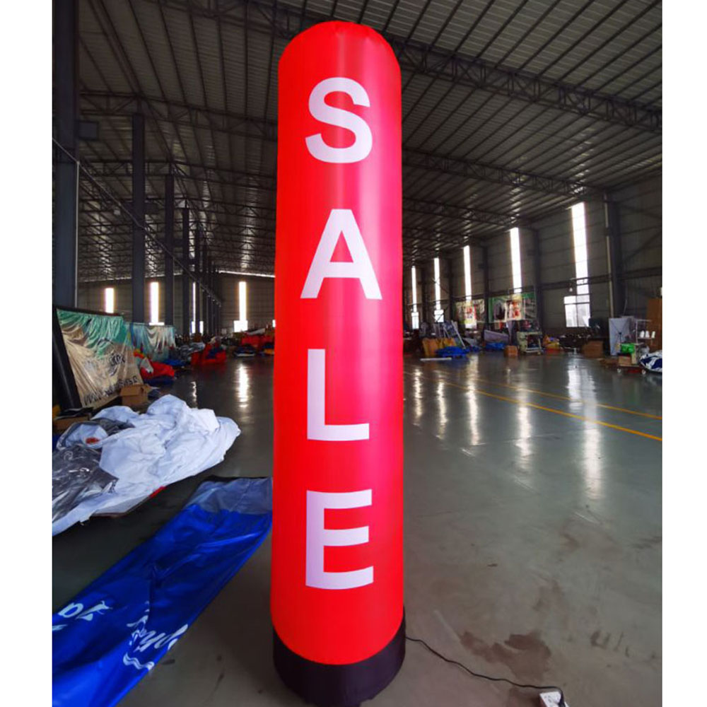 Customized Size And Printings Inflatable LED Pillar Giant Lighting Inflatables Tube Decoration for Wedding & Party Decoration