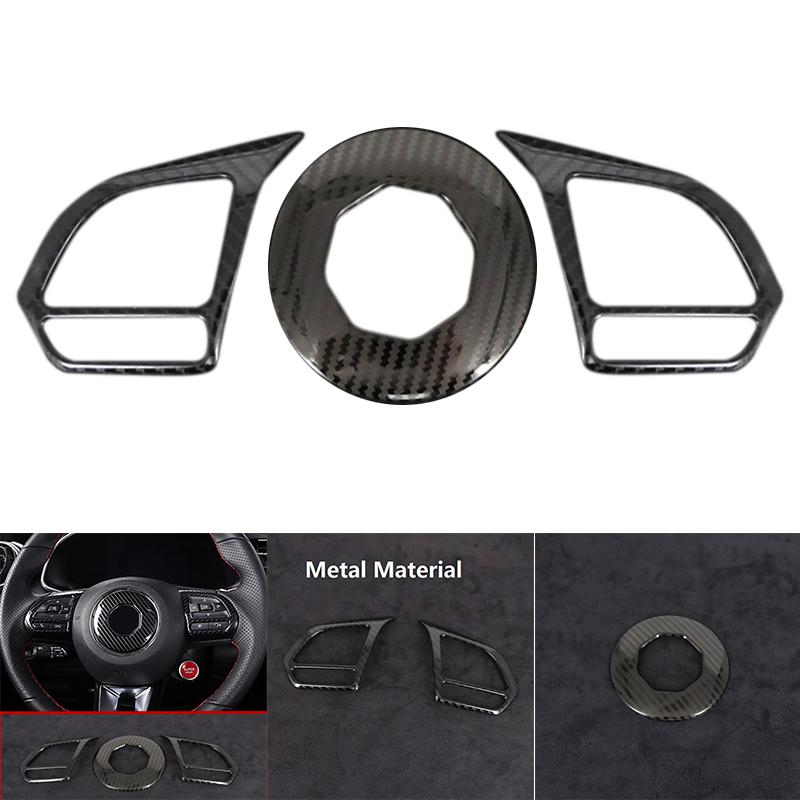 Steering Wheel Covers Car Metal Carbon Fiber Cover Trim Decoration Frame For MG ZS EV HS MG6 MG5 EZS 2022-2022 AccessoriesSteering
Steering Wheel Covers Car Metal Carbon Fiber Cover Trim Decoration Frame For MG ZS EV HS MG6 MG5 EZS 2022-2022 AccessoriesSteering