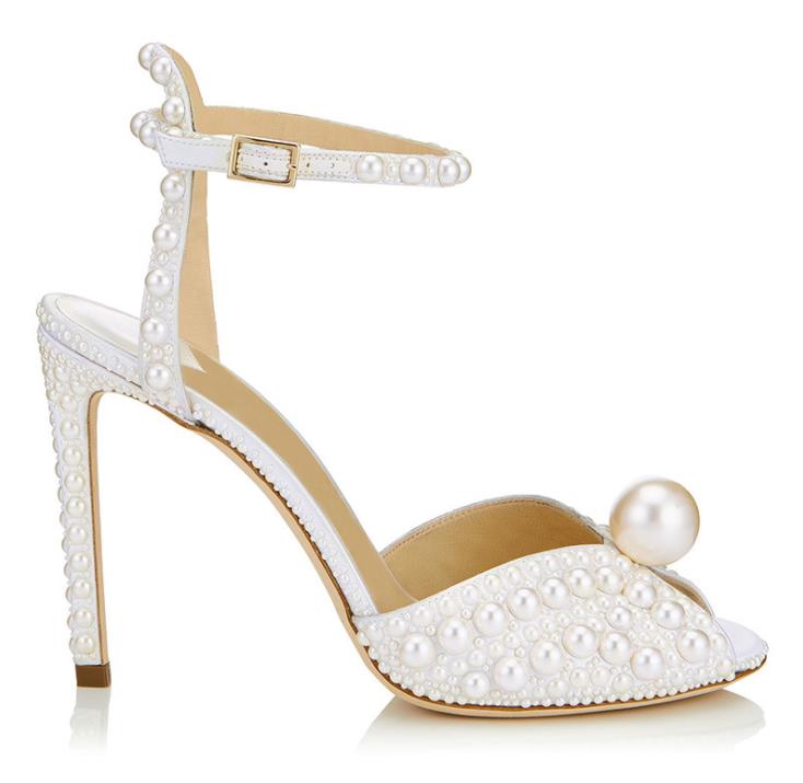 Dress Wedding Shoes Pearl-Embellished Satin Platform Sandals Elegant Women White Bride Pearls High Heels Ladies Pumps, 1#
Dress Wedding Shoes Pearl-Embellished Satin Platform Sandals Elegant Women White Bride Pearls High Heels Ladies Pumps, 1#