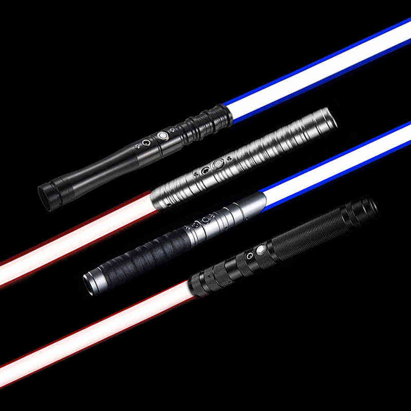 

RGB Metal Lightsaber Laser Sword Toys Light Saber Espada Brinquedos Sabre De Luz Juguetes Kpop Lightstick Zabawki Oyuncak G220414