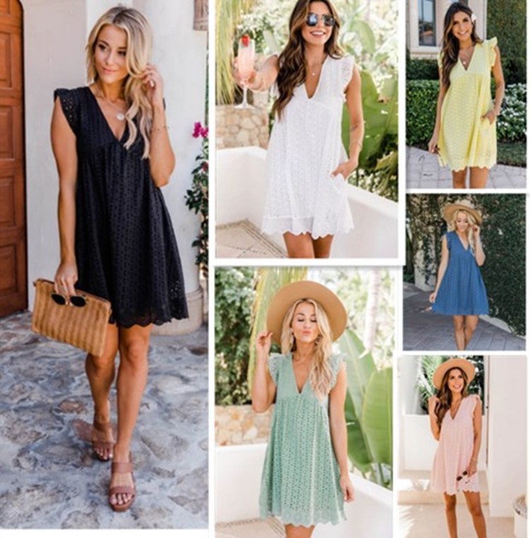 Womens Designer Clothing Casual Dresses Now h summer African Dhgate White Mini Sleeveless Pocket Wedding Guest Plus Size High Quality Casual Women Loose Pink Dress, 5#
Womens Designer Clothing Casual Dresses Now h summer African Dhgate White Mini Sleeveless Pocket Wedding Guest Plus Size High Quality Casual Women Loose Pink Dress, 5#