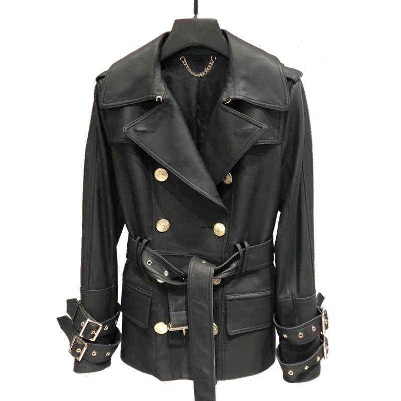 Women Genuine Leather Jacket Spring Classic Long Groove Ladies Double Breasted Genuine Leather Jacket Belt J220727, Beige short
Women Genuine Leather Jacket Spring Classic Long Groove Ladies Double Breasted Genuine Leather Jacket Belt J220727, Beige short