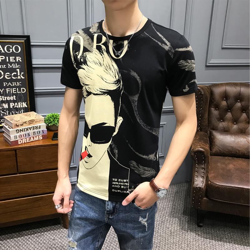 Men's T-Shirts Club Camiseta Hombre Party Cloth Homme Manga Corta Korean Top Short TeeSummer Pattern Personality Printing T ShirtMen's, Black
Men's T-Shirts Club Camiseta Hombre Party Cloth Homme Manga Corta Korean Top Short TeeSummer Pattern Personality Printing T ShirtMen's, Black