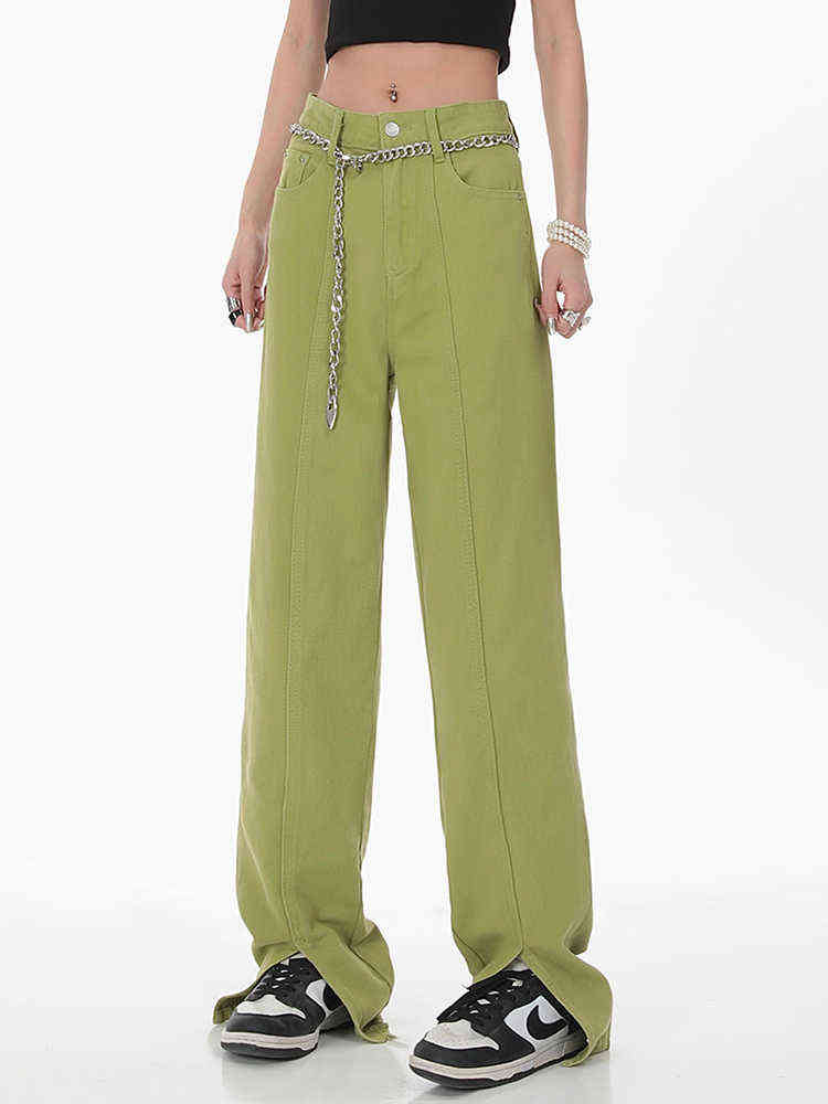 Casual Y2k Women Pant Woman Jeans High Waist Denim Pants Wide Leg Denim Clothing Green Jeans Vintage Quality Fashion Straight Pa T220728
Casual Y2k Women Pant Woman Jeans High Waist Denim Pants Wide Leg Denim Clothing Green Jeans Vintage Quality Fashion Straight Pa T220728