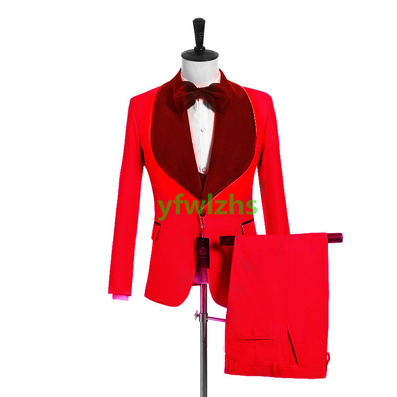 Handsome One Button Groomsmen Shawl Lapel Groom Tuxedos Mens Wedding Dress Man Jacket Blazer Prom Dinner suits Jacket Pants Tie Vest W911, Same as image
Handsome One Button Groomsmen Shawl Lapel Groom Tuxedos Mens Wedding Dress Man Jacket Blazer Prom Dinner suits Jacket Pants Tie Vest W911, Same as image