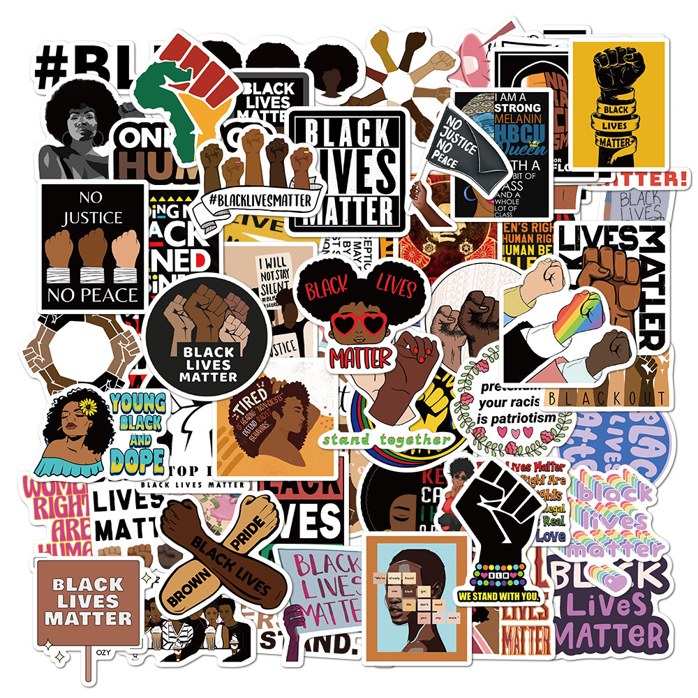 New Sexy 100PCS Black Lives Matter Graffiti Stickers Fridge Laptop Guitar Luggage Suitcase Waterproof Cartoon Classic Toys Sticker Decal
New Sexy 100PCS Black Lives Matter Graffiti Stickers Fridge Laptop Guitar Luggage Suitcase Waterproof Cartoon Classic Toys Sticker Decal