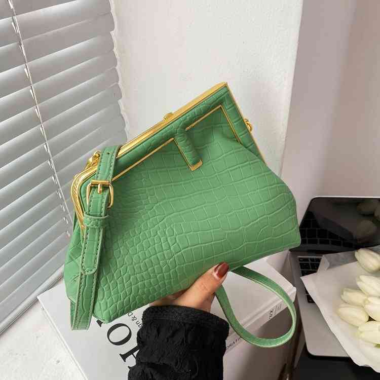 2022 trendy Summer new Crossbody buckle elegant and versatile ins single shoulder women's bag, Green
2022 trendy Summer new Crossbody buckle elegant and versatile ins single shoulder women's bag, Green
