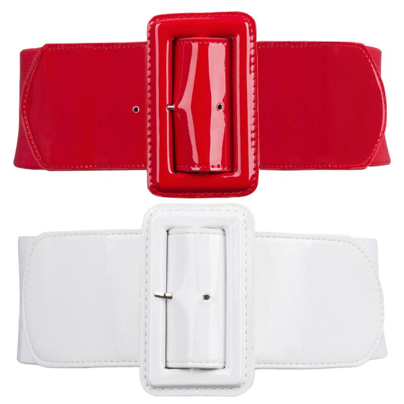 Belts 2pcs/3pcs Women Classic Buckle Waistband 7.5cm Stretchy Wide Elastic Waist Belt Retro Punk Gothic Girls Casual Waistbelts, Black
Belts 2pcs/3pcs Women Classic Buckle Waistband 7.5cm Stretchy Wide Elastic Waist Belt Retro Punk Gothic Girls Casual Waistbelts, Black