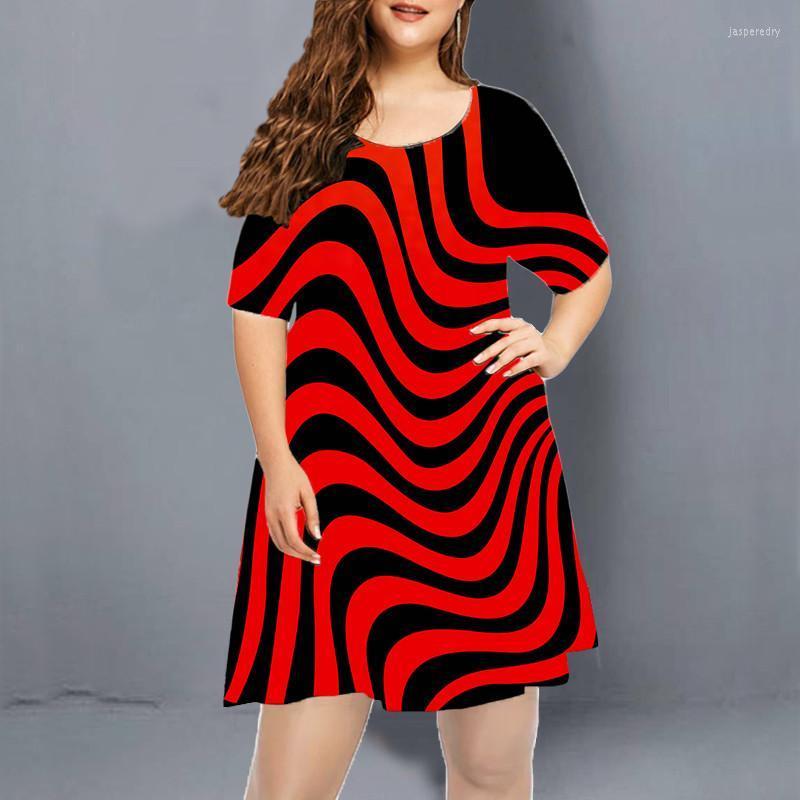 Plus Size Dresses Color Stripe Print Dress Women 3D Printed Summer Mini 2022 Short Sleeve Loose Casual Oversized Ladies Jasp22, Huang lyq-2
Plus Size Dresses Color Stripe Print Dress Women 3D Printed Summer Mini 2022 Short Sleeve Loose Casual Oversized Ladies Jasp22, Huang lyq-2