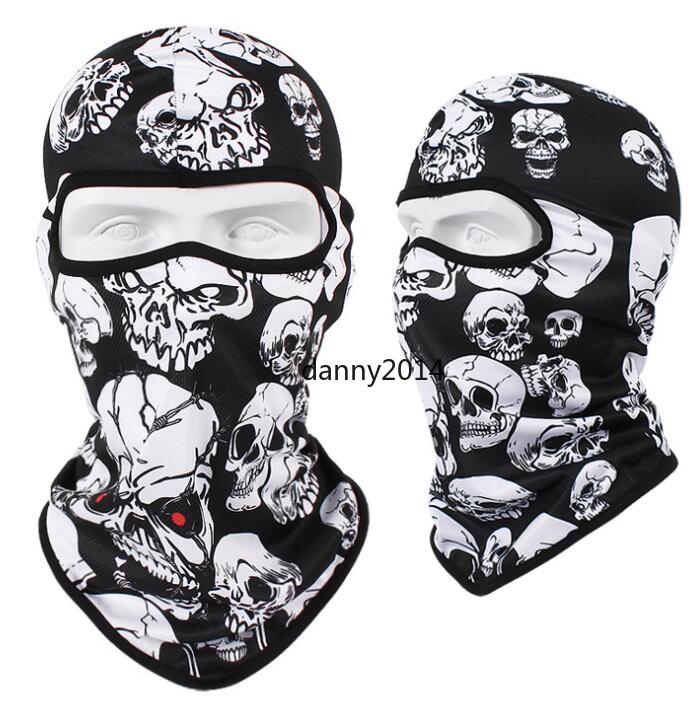 Hot CS Cosplay Ghost Skull mask tactical Full Face Masks Motorcycle Biker cycling Balaclava Breathing Dustproof Windproof mask Skiing sport hood