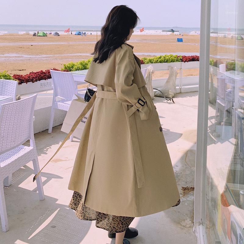 Women's Trench Coats Khaki Gold Classic Windbreaker Middle And Long Spring Autumn 2022 Korean Loose Style Coat Trend, Khaki m
Women's Trench Coats Khaki Gold Classic Windbreaker Middle And Long Spring Autumn 2022 Korean Loose Style Coat Trend, Khaki m