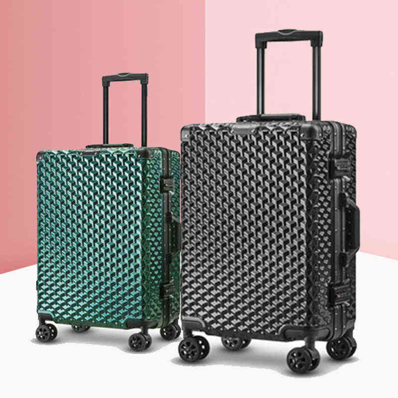 High Quality Inch Aluminum Frame Trolley Case Boarding Luggage Universal Silent Wheel Suitcase Carryingslip J220707
High Quality Inch Aluminum Frame Trolley Case Boarding Luggage Universal Silent Wheel Suitcase Carryingslip J220707