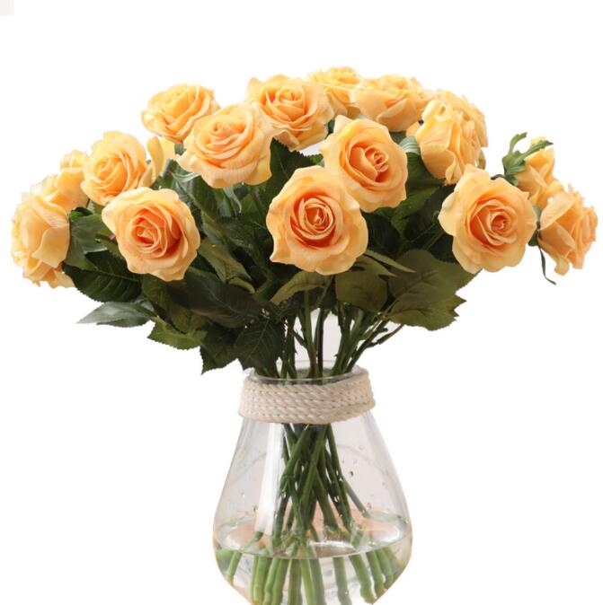 Artificial Rose Flowers real touch rose home decorations for Wedding Party Birthday