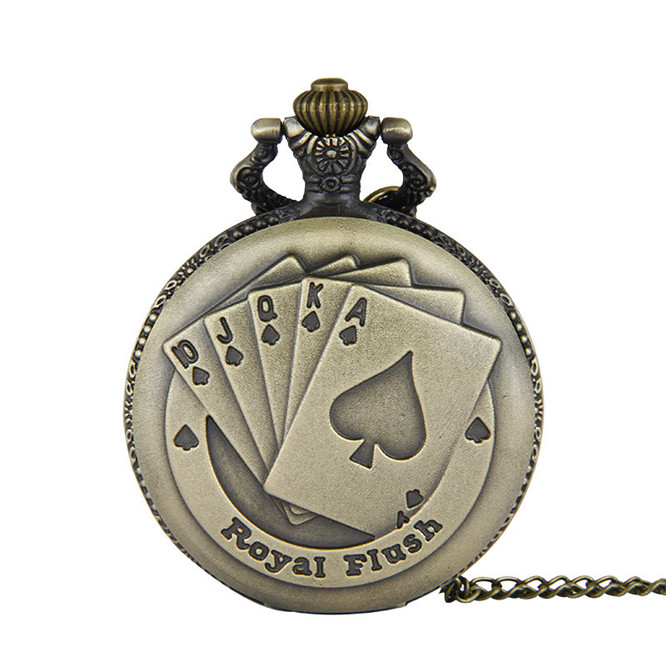 10pcs Fashion large poker shunzi student Pocket Watch Necklace Watch European, Black
10pcs Fashion large poker shunzi student Pocket Watch Necklace Watch European, Black