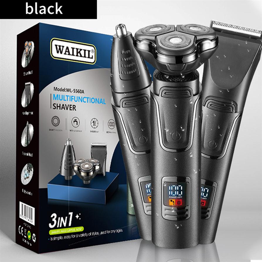 Multifunctional body wash three-in-one electric shaver LCD digital display USB rechargeable razor260y
Multifunctional body wash three-in-one electric shaver LCD digital display USB rechargeable razor260y
