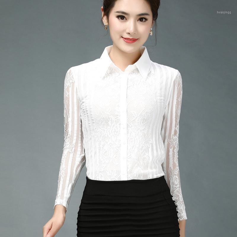 Women' Blouses & Shirts Spring Summer Lace Patchwork Slim Fitted Full Sleeve Stretch Blouse Shirt For Women , Office Lady Fall Female White, As pic
Women' Blouses & Shirts Spring Summer Lace Patchwork Slim Fitted Full Sleeve Stretch Blouse Shirt For Women , Office Lady Fall Female White, As pic
