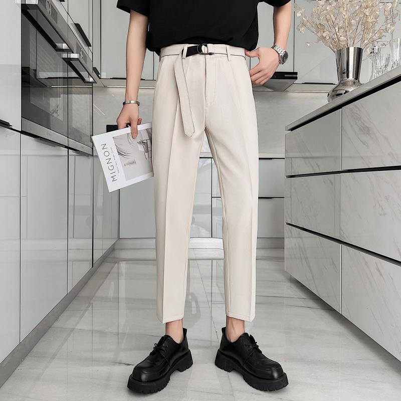 Men's Suits & Blazers Fashion Belt Decoration Business Dress Pants Men Ankle Length Casual Office Social Suit Pant Wedding Groom Trousers Cl, Beige
Men's Suits & Blazers Fashion Belt Decoration Business Dress Pants Men Ankle Length Casual Office Social Suit Pant Wedding Groom Trousers Cl, Beige