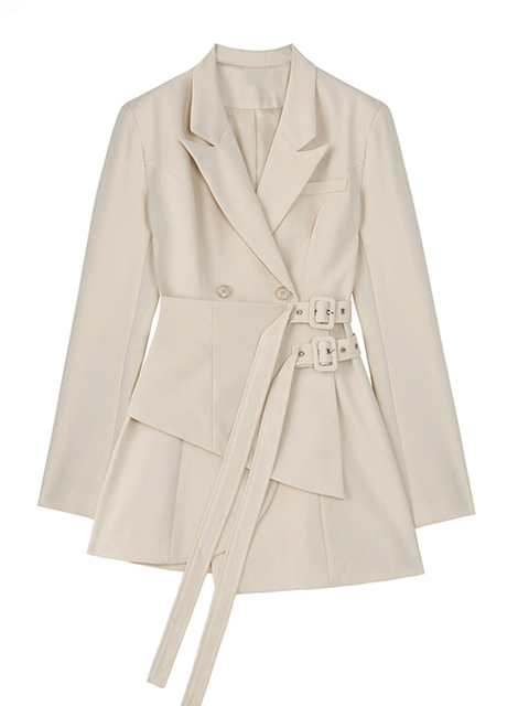 Women' Suits & Blazersdress FORMAL SLIM FIT Irregular Bandage Spliced Blazer Lapel Long Sleeve Loose Fit Jacket Fashion Tide Spring F059, Black
Women' Suits & Blazersdress FORMAL SLIM FIT Irregular Bandage Spliced Blazer Lapel Long Sleeve Loose Fit Jacket Fashion Tide Spring F059, Black
