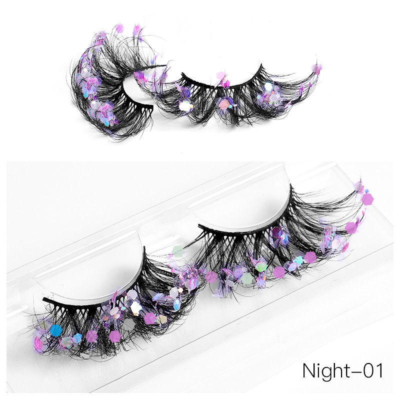 Messy Curly 3D Sequined Eyelashes Thick Natural Long Hand Made Reusable Night-luminous Fake Lashes Multilayer Soft & Vivid Eyelash Extensions Easy to Wear
Messy Curly 3D Sequined Eyelashes Thick Natural Long Hand Made Reusable Night-luminous Fake Lashes Multilayer Soft & Vivid Eyelash Extensions Easy to Wear