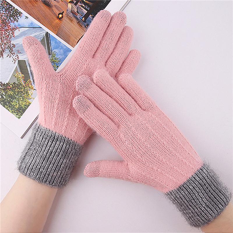 Five Fingers Gloves The Touch Screen Ladies Cashmere Knit Winter Imitation Knitting Plus Velvet Thick Warm Outdoor 2022
Five Fingers Gloves The Touch Screen Ladies Cashmere Knit Winter Imitation Knitting Plus Velvet Thick Warm Outdoor 2022
