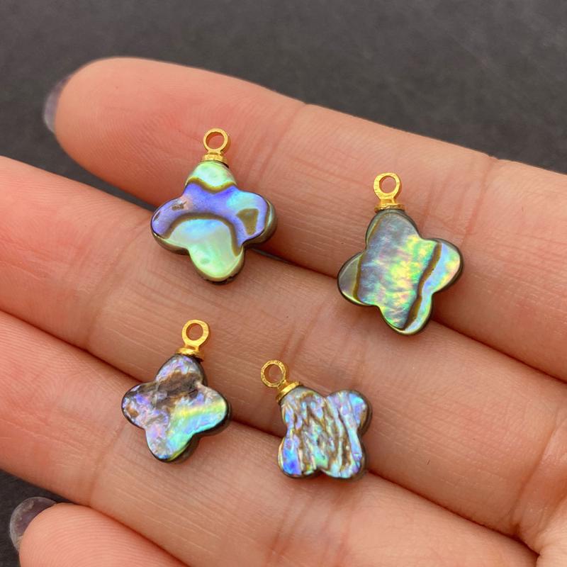 Charms Natural Multi-color Abalone Fritillary Pendant Four-leaf Flower Aura Healing Retro Jewelry Making Earrings AccessoriesCharms
Charms Natural Multi-color Abalone Fritillary Pendant Four-leaf Flower Aura Healing Retro Jewelry Making Earrings AccessoriesCharms