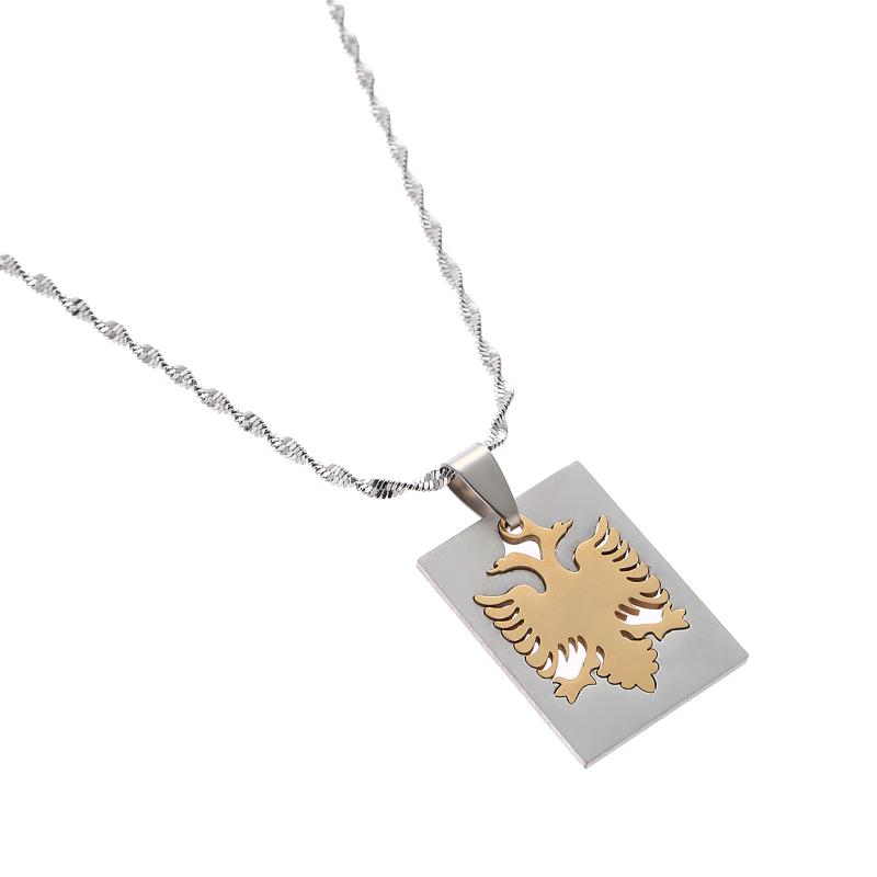 Chains Country Albania Gold Color Eagle Pendants Neckalces Albanian Charms National Jewelry
Chains Country Albania Gold Color Eagle Pendants Neckalces Albanian Charms National Jewelry