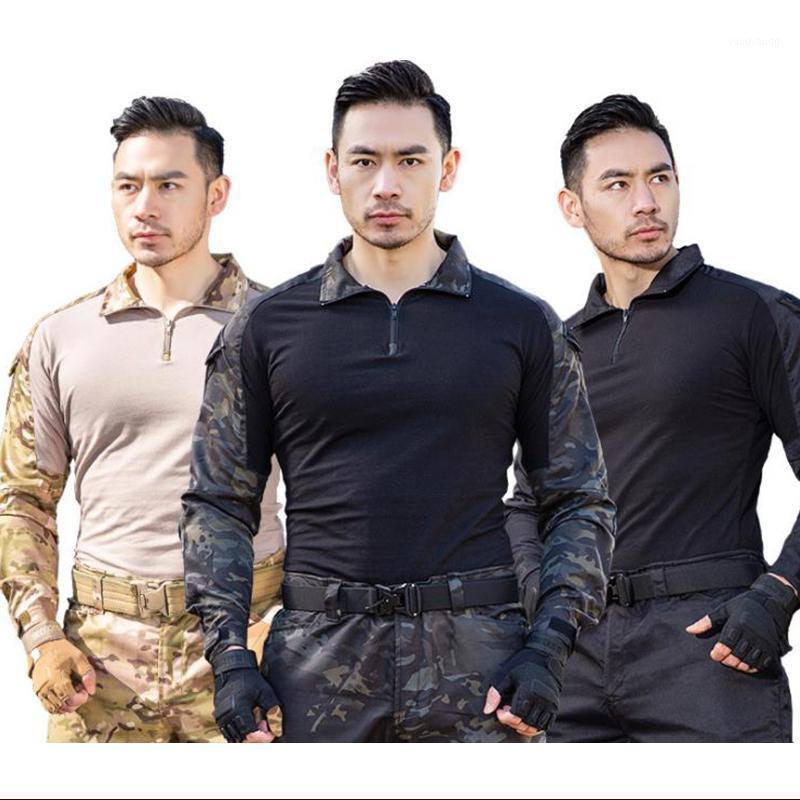 Men's Casual Shirts Military Camo Tactical T Long Sleeve Breathable Combat Frog Shirt Men Clothing Training, Black
Men's Casual Shirts Military Camo Tactical T Long Sleeve Breathable Combat Frog Shirt Men Clothing Training, Black