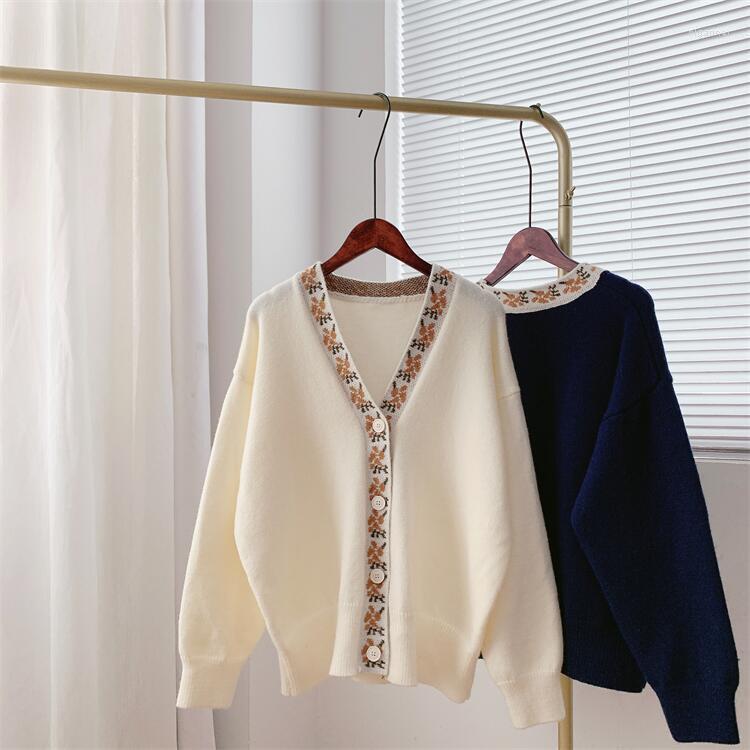 Women's Knits & Tees Autumn Women Fashion Knitted Flower Sweater Long Sleeve Casual Cardigans Coat TopsWomen's Olga22, Creamy-white
Women's Knits & Tees Autumn Women Fashion Knitted Flower Sweater Long Sleeve Casual Cardigans Coat TopsWomen's Olga22, Creamy-white