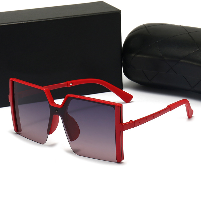 

583 Designer Sunglasses for Woman Polarized UV400 Mens Square Frame White Lens Aviator Fashion Glasses Travel Driving Womens Sun Glasses