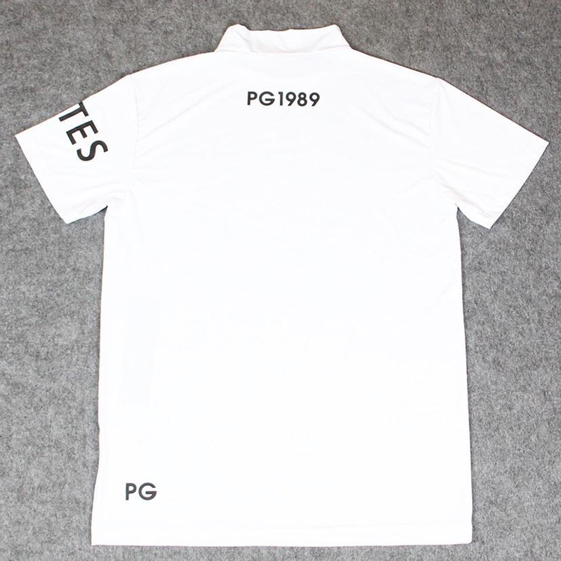 Summer Men Clothing Short Sleeve Golf T-Shirt Black or White Colors Middle Collar Sunscreen Outdoor Sports Leisure Polos Shirt