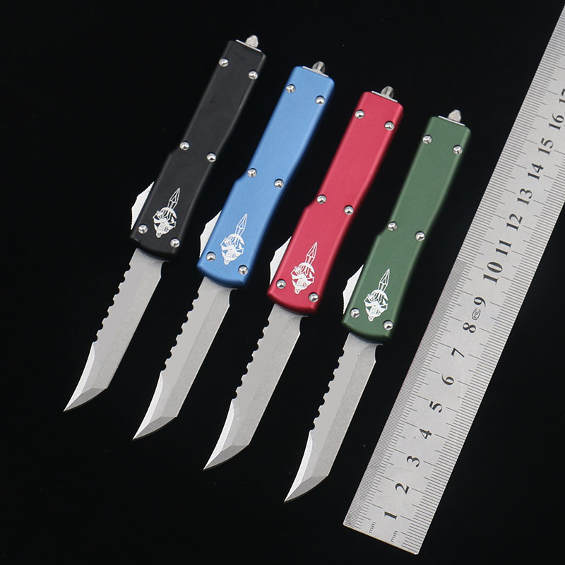 Mini UTX70 Hellhound Automatic Knives Stone Washed D2 Steel CNC T6-6061 Aviation Aluminum Alloy Handle Outdoor Camping EDC Pocket knife
Mini UTX70 Hellhound Automatic Knives Stone Washed D2 Steel CNC T6-6061 Aviation Aluminum Alloy Handle Outdoor Camping EDC Pocket knife