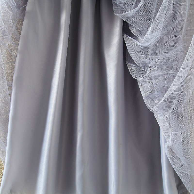 TIGENA 98cm Long Maxi Tutu Tulle Skirt for Women Fashion Korean Casual High Waist Pleated Mesh Female All Seasons 220317