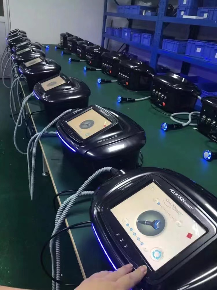 Microdermabrasion 9 handles multifunction RF face deep cleansing microcurrent face massage ion therapy remove black head machine