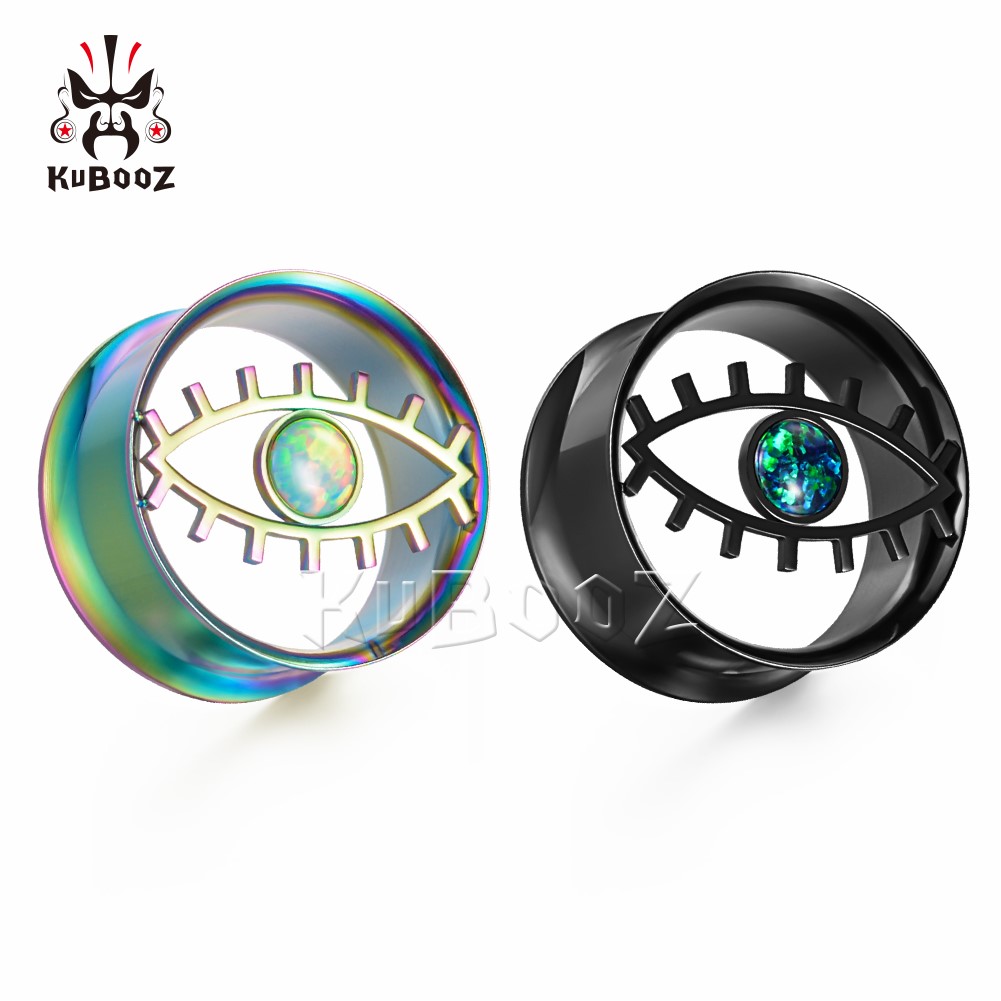 KUBOOZ Stainless Steel Eye Opal Ear Plugs Tunnels Body Piercing Jewelry Earring Gauges Stretchers Expanders Wholesale 8mm to 25mm 32PCS
KUBOOZ Stainless Steel Eye Opal Ear Plugs Tunnels Body Piercing Jewelry Earring Gauges Stretchers Expanders Wholesale 8mm to 25mm 32PCS