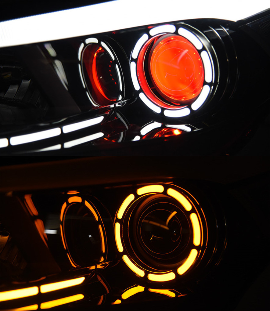 LED Head Light Parts For Hyundai Tucson Front Headlights Replacement 20 15-2 018 Turn Signal Daytime Running Lights