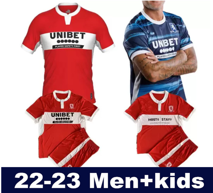 22 23 MIDDLESBROUGH soccer jerseys Ashley Michael Fletcher FLINT WING ASSOMBALONGA AKPOM 2022 home red away blue Men Kids Kits Full sets football shirts
22 23 MIDDLESBROUGH soccer jerseys Ashley Michael Fletcher FLINT WING ASSOMBALONGA AKPOM 2022 home red away blue Men Kids Kits Full sets football shirts