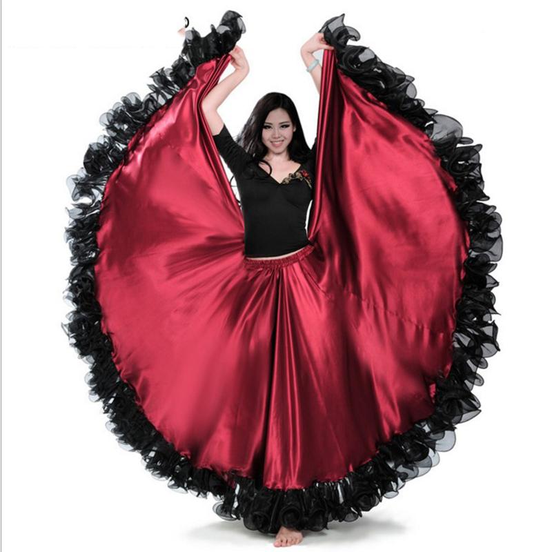 Stage Wear Spanish Bullfight Festival Performance Dance Flamenco Skirts Falda Flamenca Gypsy Skirt For Women Belly DL2873Stage, 180 degree
Stage Wear Spanish Bullfight Festival Performance Dance Flamenco Skirts Falda Flamenca Gypsy Skirt For Women Belly DL2873Stage, 180 degree