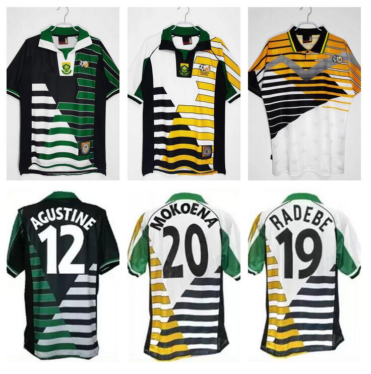 Retro classic 1994 1998 south soccer jerseys Africa Bartlett Mokoena Fortune RADEBE national team Retro football shirt
Retro classic 1994 1998 south soccer jerseys Africa Bartlett Mokoena Fortune RADEBE national team Retro football shirt