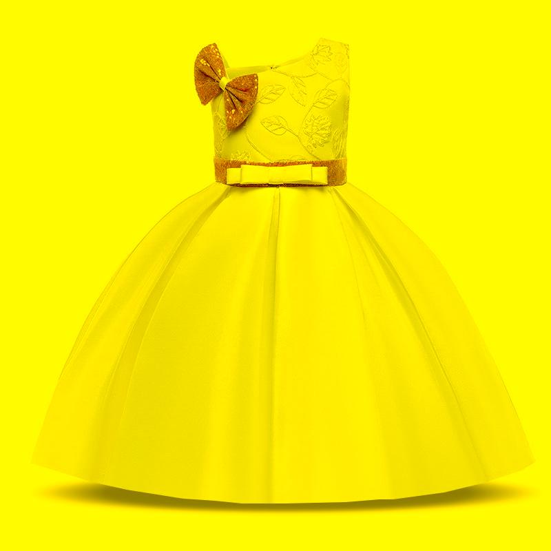 Girl's Dresses Simple White Girls Sequins Bow Kids Princess Dress Children Clothing Elegant Flower Embroidery Birthday Party Wedding GownGir
Girl's Dresses Simple White Girls Sequins Bow Kids Princess Dress Children Clothing Elegant Flower Embroidery Birthday Party Wedding GownGir