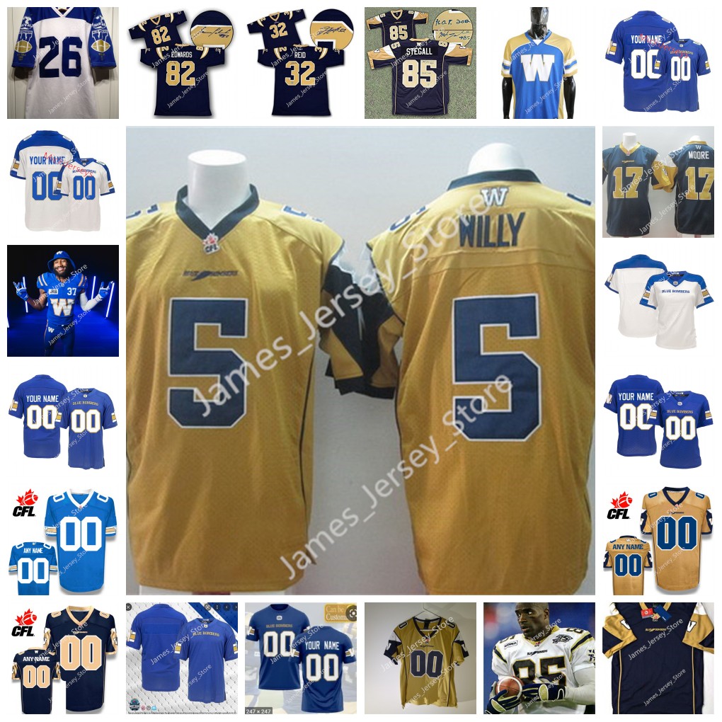 2022 Custom CFL Winnipeg Blue Bombers Jersey 5 Drew Willy 17 Nick Moore 1 Darvin Adams 15 Matt Nichols 66 Stanley Bryant 5 Willie Jefferson 33 Andrew Harris Adam Bighill, 16
2022 Custom CFL Winnipeg Blue Bombers Jersey 5 Drew Willy 17 Nick Moore 1 Darvin Adams 15 Matt Nichols 66 Stanley Bryant 5 Willie Jefferson 33 Andrew Harris Adam Bighill, 16