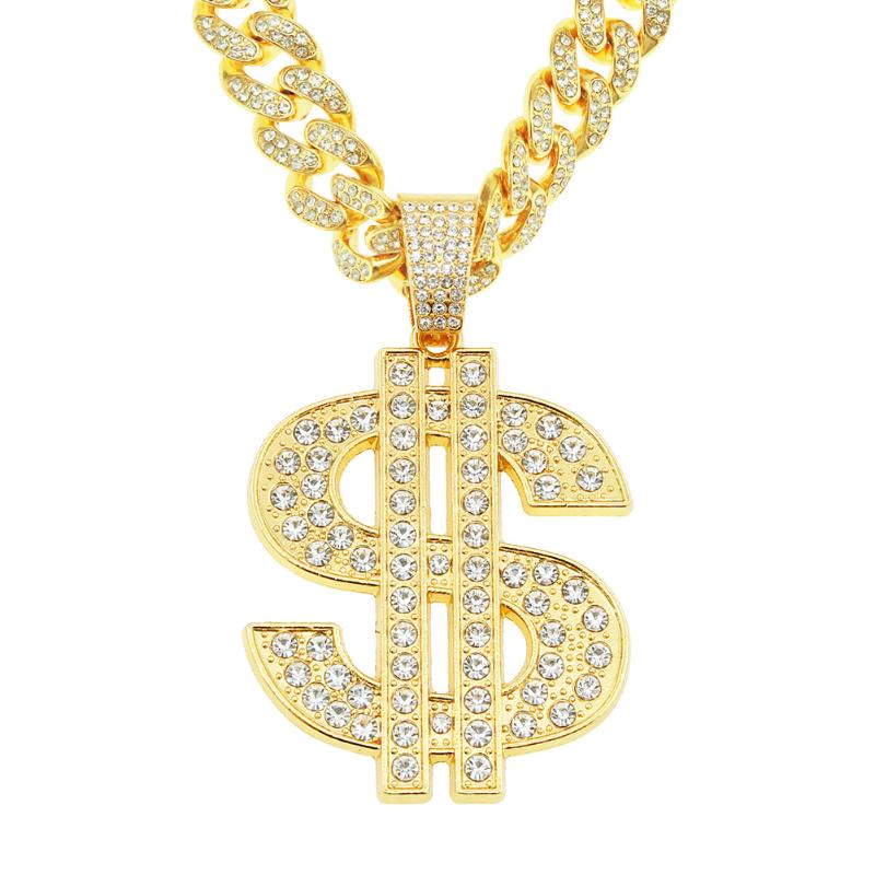 Chokers Wholesale Hop Diamond Pendant Cuban Chain Necklace Accessories Hipster Cool Domineering Hip-hop Nightclub Clavicle
Chokers Wholesale Hop Diamond Pendant Cuban Chain Necklace Accessories Hipster Cool Domineering Hip-hop Nightclub Clavicle