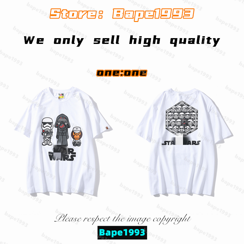 High Quality Apes Mens T-Shirts Japan Shark ape head tshirts Galaxy spots luminous camo printing co-branded same style for men and women New designer t shirt B1993 T1-6, 1 button
High Quality Apes Mens T-Shirts Japan Shark ape head tshirts Galaxy spots luminous camo printing co-branded same style for men and women New designer t shirt B1993 T1-6, 1 button